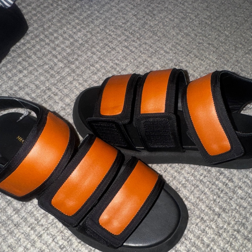 Neous | Womens Octans Leather & Neoprene Strappy Sandals **NEW!!** - Picture 9 of 14